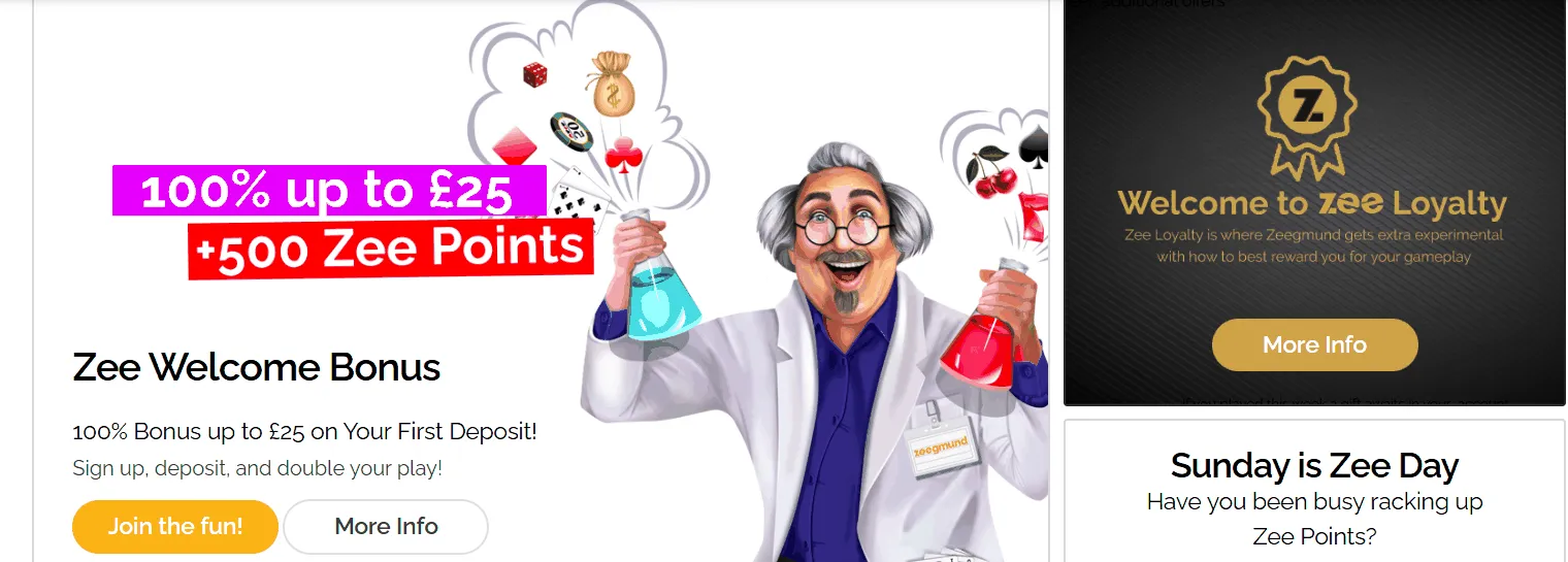 Bonus Offers at Playzee Casino