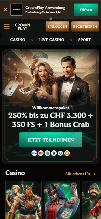 crownplay casino mob ch