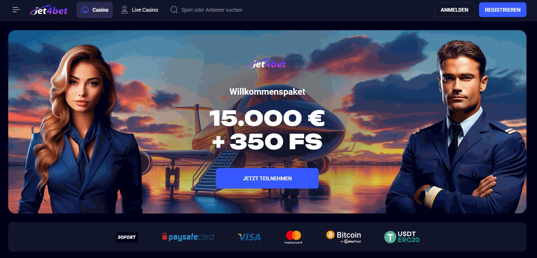 Jet4Bet neue Online Casino Schweiz