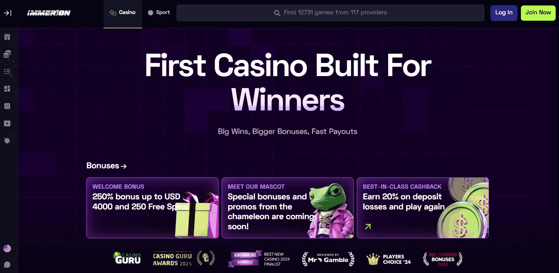 New Online Casino Immerion
