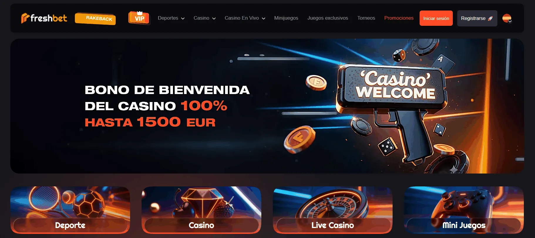 Freshbet nuevo casino en España alt: El nuevo casino Freshbet en España