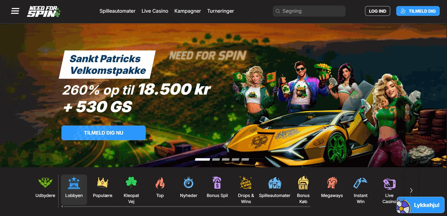 Need for Spin bedste online casino