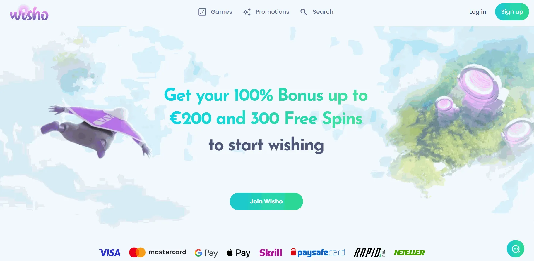 Wisho bedste online casino