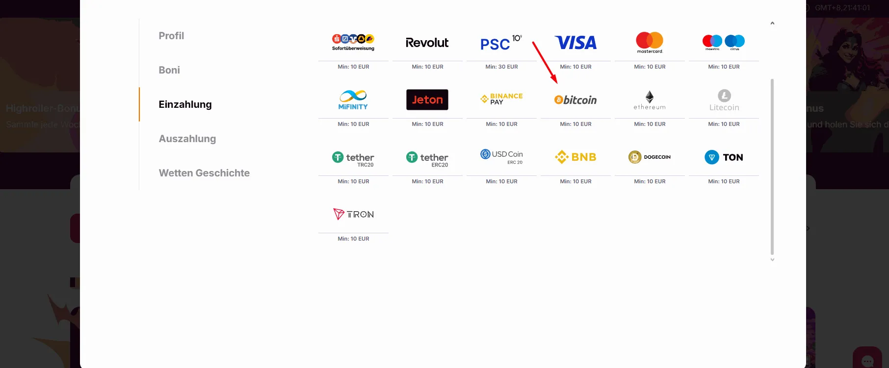 HitnSpin Bitcoin Online Casino