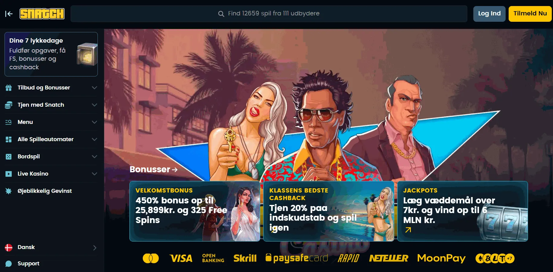 Snatch udenlandsk casino online