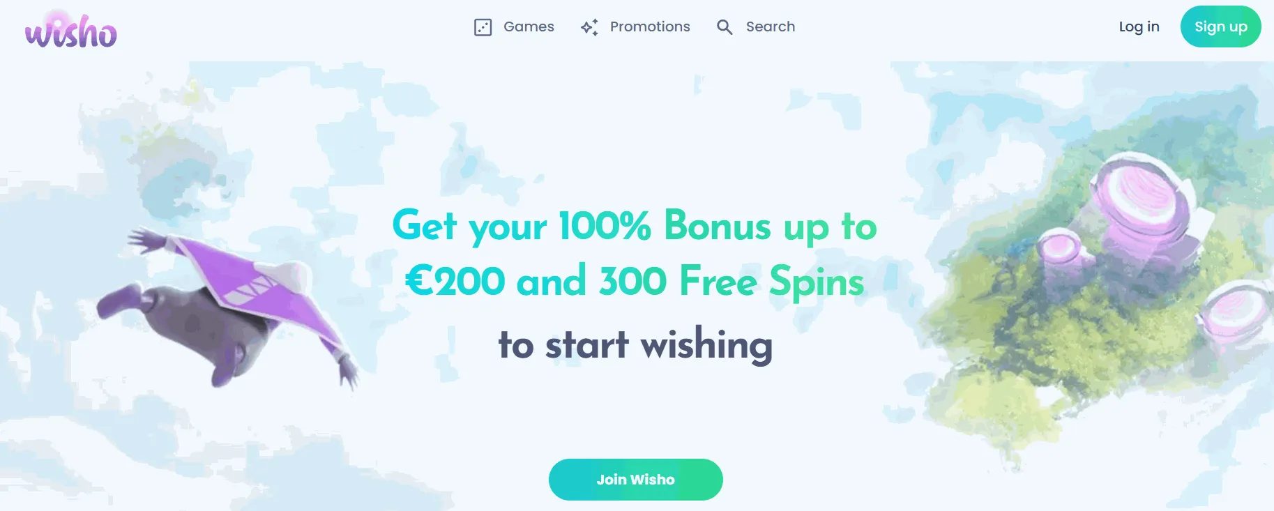 Wisho udenlandsk casino online